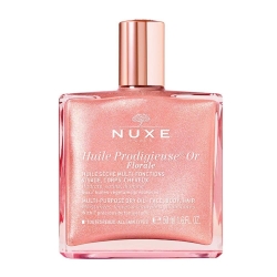 Nuxe Pembe Altın Parıltılı Çiçeksi Çok Amaçlı Yüz Vücut & Saç Kuru Yağ 50ml