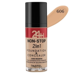 Pastel Profashıon 24H Non-Stop 2İn1 Foundatıon & Concealer 606