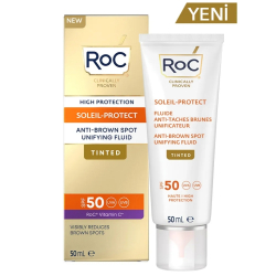 Roc Leke Karşıtı ve Ton Eşitleyici Yüz Güneş Kremi SPF50+ 50ml