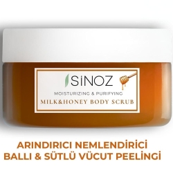 Sinoz Besleyici Arındırıcı Nemlendirici Bal & Süt Vücut Peelingi 300gr