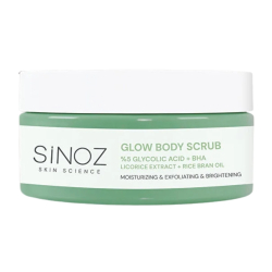 Sinoz Nemlendirici Arındırıcı ve Aydınlatıcı Glow %5 Glikolik Asit Vücut Peelingi 200 gr