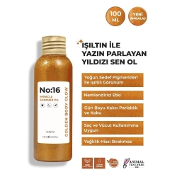 Sinoz No:16 Mucizevi Işıltılı Saç Ve Vücut Bakım Yağı - Parıltılı Nemlendirici Bakım 100ml