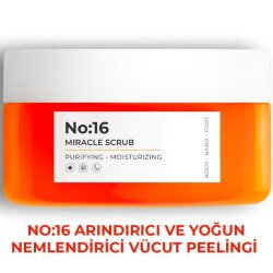 Sinoz No:16 Yoğun Nemlendirici, Besleyici Ve Arındırıcı Vücut Peelingi 250ml