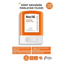 Sinoz No:16 Işıltılı Nemlendirici Stick Vücut Bakım Yağı 18gr