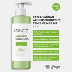 Sinoz Yağlı ve Karma Ciltler Için Yüz Temizleme Jeli 400ml