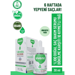Siveno Biberiye Yağlı Dökülme Karşıtı Onarıcı 10 Mucizevi YağDoğal Saç Bakım Serumu 30ml