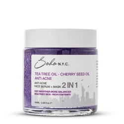 Soho N.Y.C. Anti Acne Sebum Dengeleyici 2in1 Yüz Serum+Maske 100ml