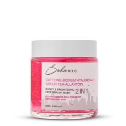 Soho N.Y.C. Parlaklık Artırıcı Durulanmayan 2in1 Yüz Serum+Maske 100ml