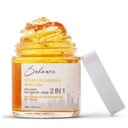 Soho NYC Vegan Collagen Anti-Aging Anti-Rinse Mask Effective Serum 15ml