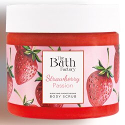 The Bath Factory Besleyici Arındırıcı & Nemlendirici Vücut Peelingi - Strawberry Passion 300gr