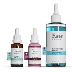 The Purest Solutions Sivilce ve Siyah Nokta Önlemeye Yardımcı Aydınlatıcı Bakım Set