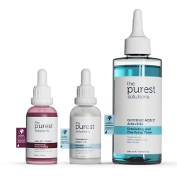 The Purest Solutions Siyah Nokta Önlemeye ve Gözenek Sıkılaştırmaya Yardımcı Nemlendirici Cilt Bakım Seti