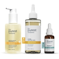 The Purest Solutions Yağlı ve Karma Ciltler için Gözenek Görünümünü Azaltmaya Yardımcı Cilt Bakım Rutini