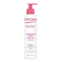 Topicrem Gentle Cleansing Milk Face&Eyes Yüz ve Göz için Yumuşak Temizleme Sütü 200 ml