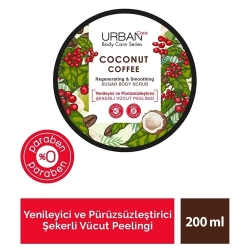 Urban Care Coconut Coffee Yenileyici ve Cilt Pürüzsüzleştirici Vücut Peeling 200ml