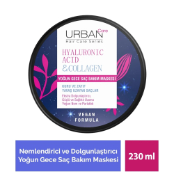 Urban Care Hyaluronic Acid Collagen Yoğun Gece Saç Bakım Maskesi 230ml