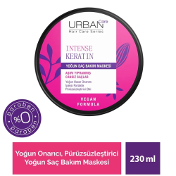 Urban Care Intense & Keratin Aşırı Yıpranmış ve Cansız Saçlara Özel Yoğun Saç Bakım Maskesi 230ml