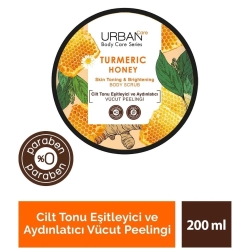 Urban Care Turmeric Honey Cilt Tonu Eşitleyici ve Aydınlatıcı Vücut Peeling 200ml