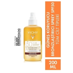 Vichy Capital Soleil SPF 50 Bronzlaştırıcı Güneş Koruyucu Sprey 200ml
